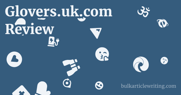Glovers.uk.com Review 1 by
