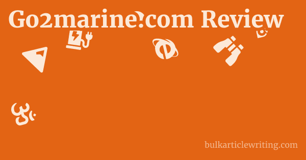 Go2marine.com Review 1 by