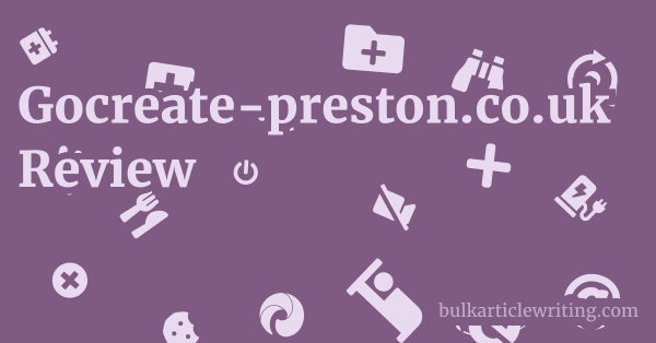 Gocreate-preston.co.uk Review 1 by