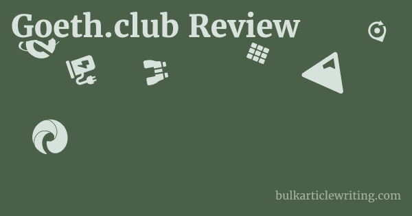 Goeth.club Review 1 by