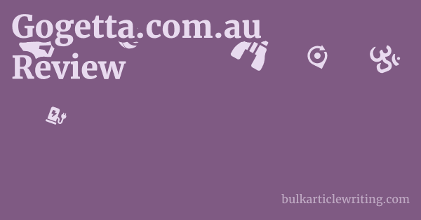 Gogetta.com.au Review 1 by