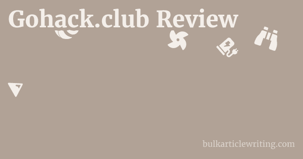 Gohack.club Review 1 by Partners