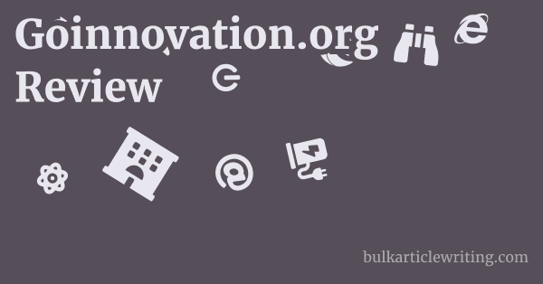 Goinnovation.org Review 1 by
