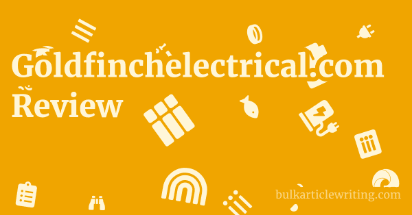 Goldfinchelectrical.com Review 1 by