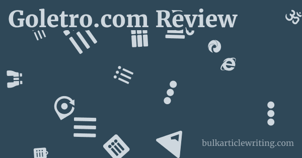 Goletro.com Review 1 by
