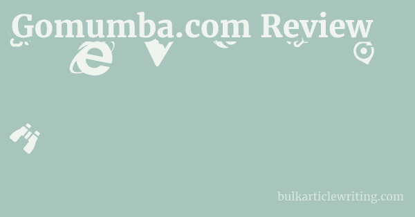 Gomumba.com Review 1 by Partners