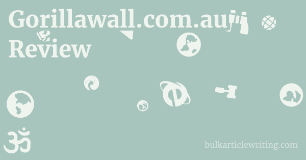 Gorillawall.com.au Review 1 by