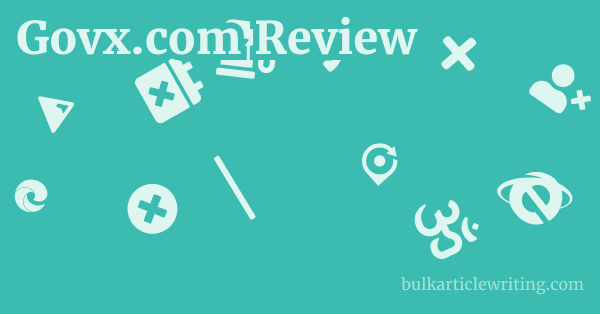 Govx.com Review 1 by