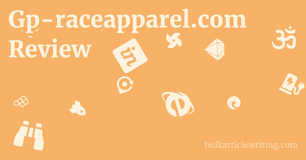 Gp-raceapparel.com Review 1 by