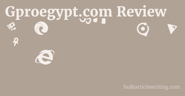 Gproegypt.com Review 1 by