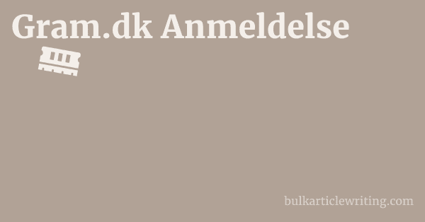 Gram.dk Anmeldelse 1 by Partners