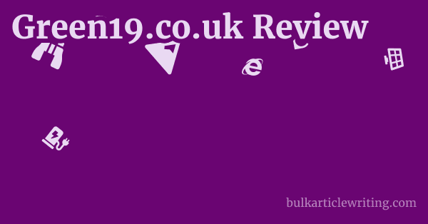 Green19.co.uk Review 1 by