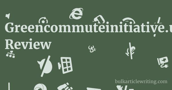 Greencommuteinitiative.uk Review 1 by