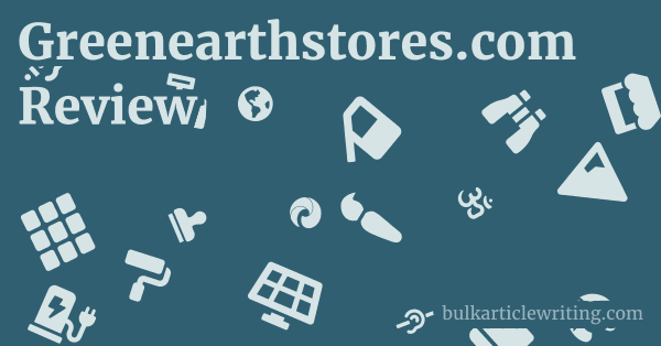 Greenearthstores.com Review 1 by
