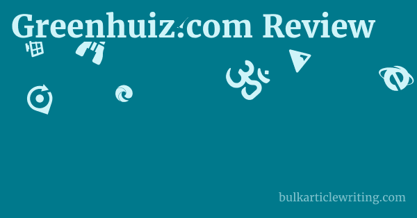 Greenhuiz.com Review 1 by
