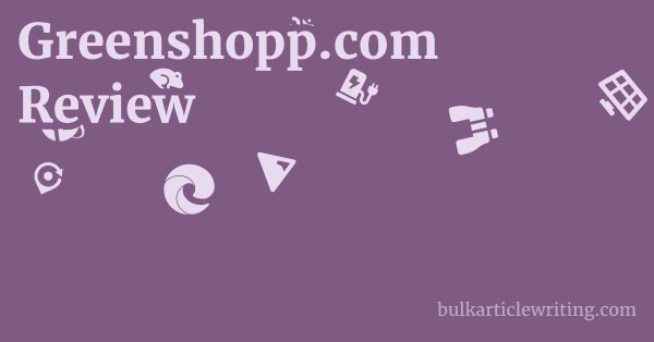 Greenshopp.com Review 1 by