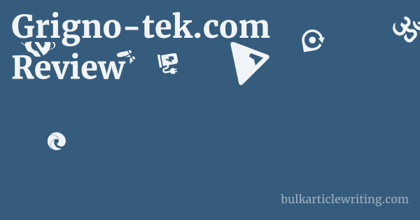 Grigno-tek.com Review 1 by