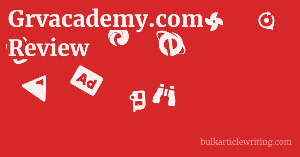 Grvacademy.com Review 1 by