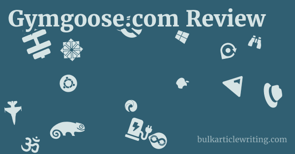 Gymgoose.com Review 1 by
