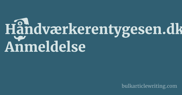 Håndværkerentygesen.dk Anmeldelse