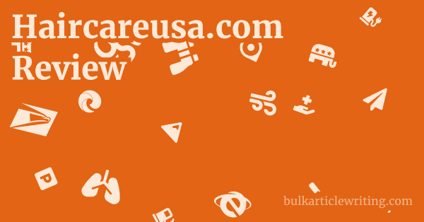 Haircareusa.com Review 1 by