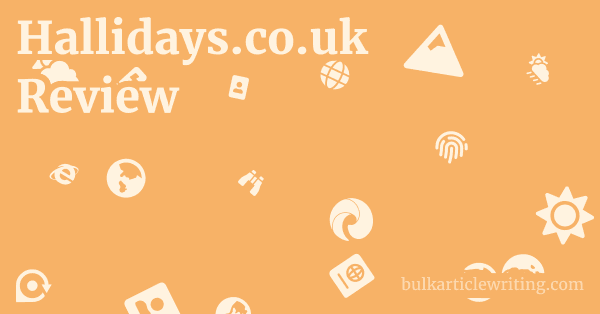 Hallidays.co.uk Review 1 by