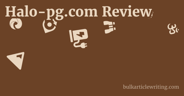 Halo-pg.com Review 1 by