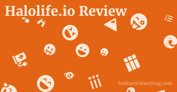Halolife.io Review 1 by