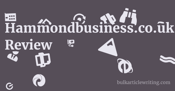 Hammondbusiness.co.uk Review 1 by Partners