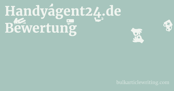 Handyagent24.de Bewertung 1 by