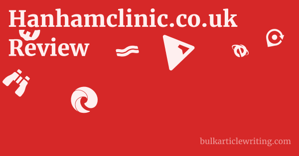 Hanhamclinic.co.uk Review 1 by
