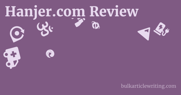 Hanjer.com Review 1 by