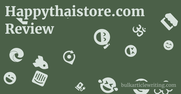 Happythaistore.com Review 1 by