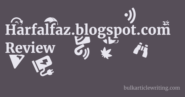 Harfalfaz.blogspot.com Review 1 by