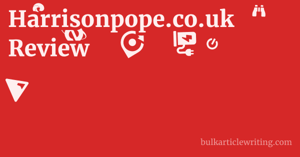 Harrisonpope.co.uk Review 1 by