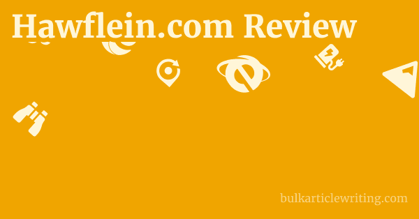 Hawflein.com Review 1 by