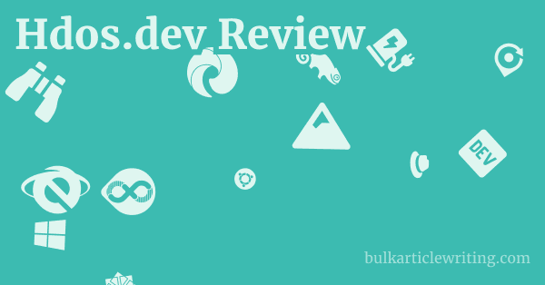 Hdos.dev Review 1 by