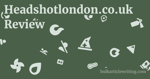 Headshotlondon.co.uk Review 1 by