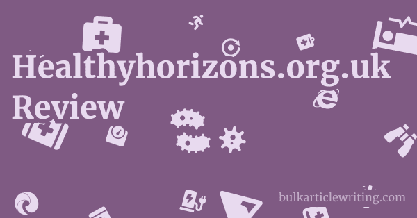 Healthyhorizons.org.uk Review 1 by