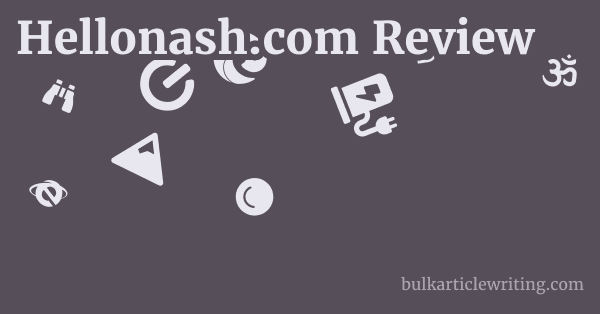 Hellonash.com Review 1 by