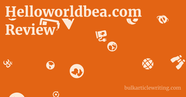 Helloworldbea.com Review 1 by