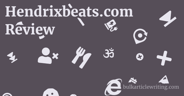 Hendrixbeats.com Review 1 by Partners