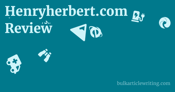 Henryherbert.com Review 1 by