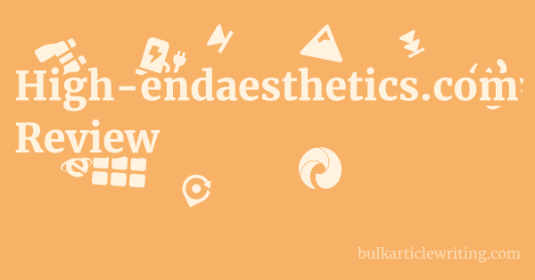 High-endaesthetics.com Review 1 by