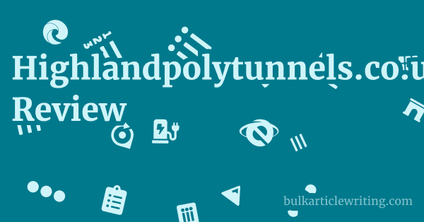 Highlandpolytunnels.co.uk Review 1 by