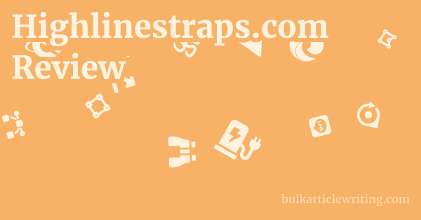 Highlinestraps.com Review 1 by