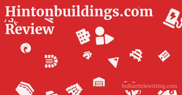 Hintonbuildings.com Review 1 by