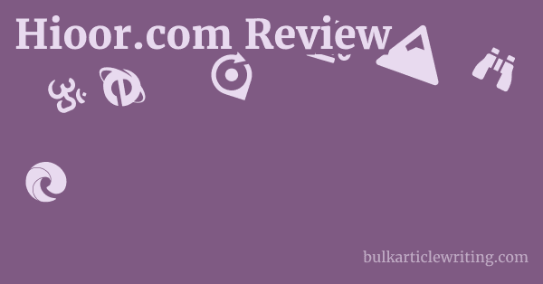 Hioor.com Review 1 by