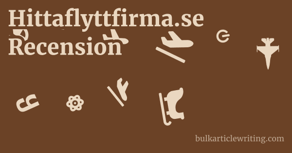 Hittaflyttfirma.se Recension 1 by