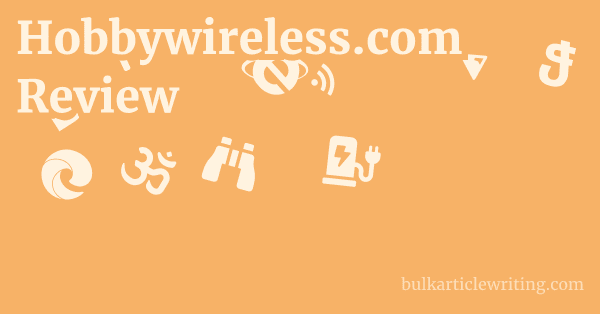 Hobbywireless.com Review 1 by Partners